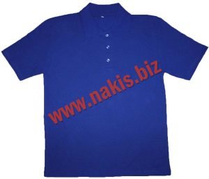 Polo yaka t shirt mavi Polo yaka tişört mavi