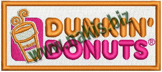 dunkin-donuts-logo-patch-na Nakış arma