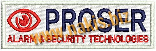 proser-alarm-security-techn Nakış etiket